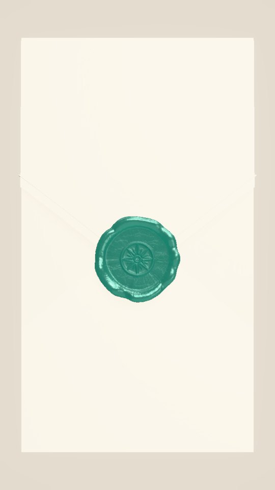 Ivory & deep teal